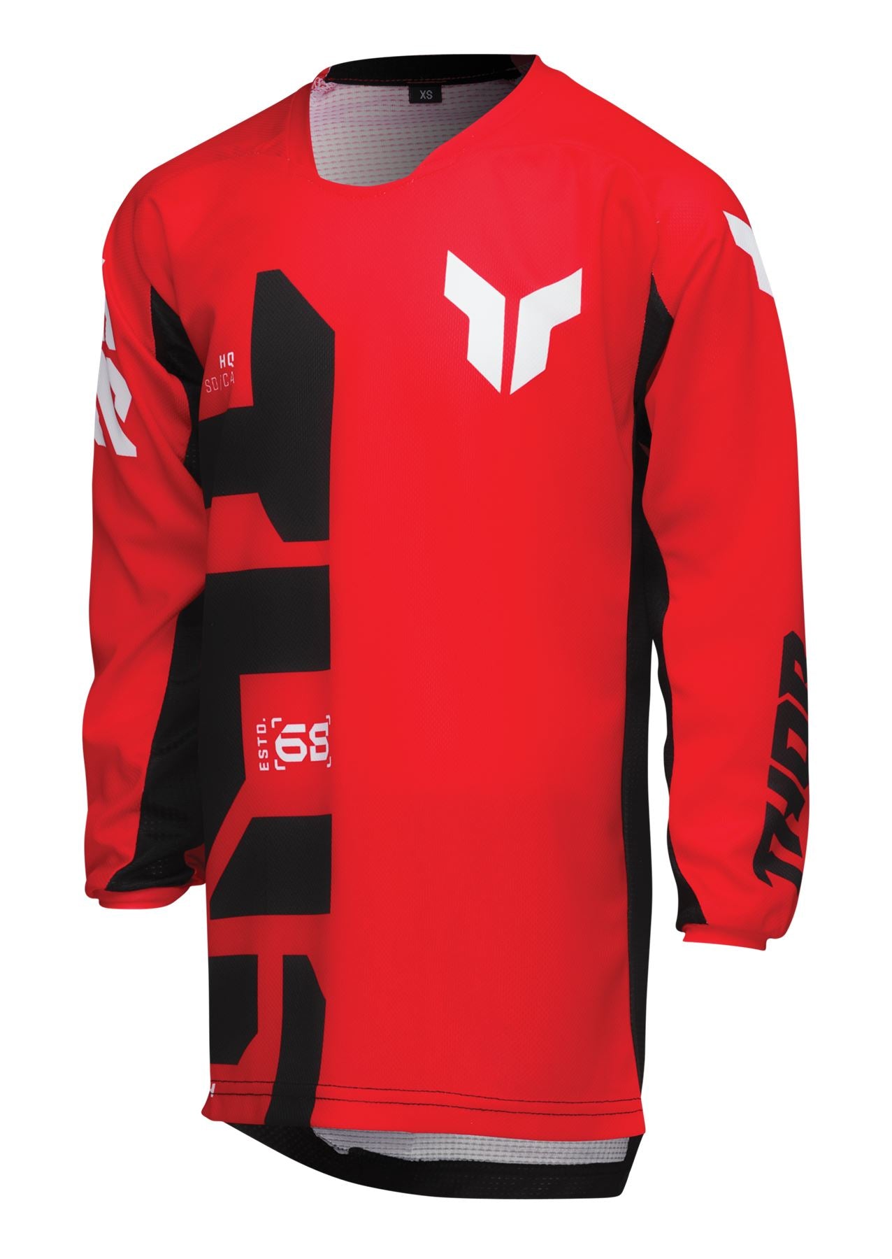 Thor 2025 Motocross Jersey Youth Launchmode Forge Red